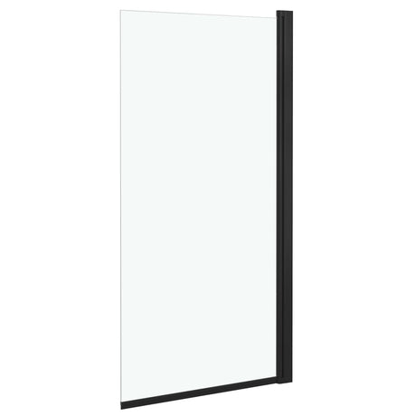 Vidaxl douchewand 68x130 cm esg zwart