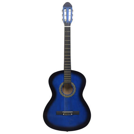 Vidaxl gitaar klassiek beginner met tas 4 4 39 blauw