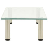 Vidaxl tv-meubel 60x35x17 cm gehard glas transparant