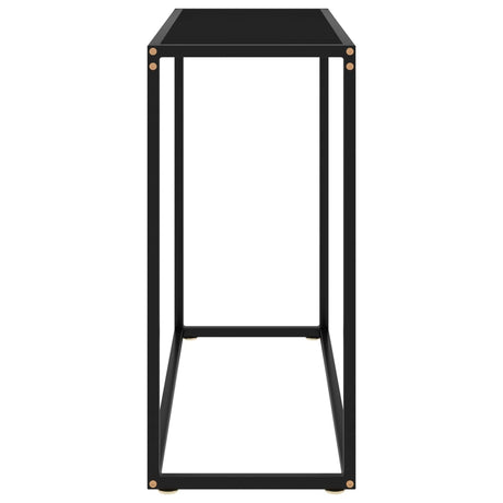 Vidaxl wandtafel 80x35x75 cm gehard glas zwart