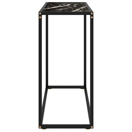 Vidaxl wandtafel 80x35x75 cm gehard glas zwart