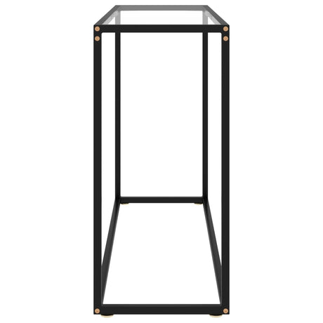 Vidaxl wandtafel 100x35x75 cm gehard glas transparant