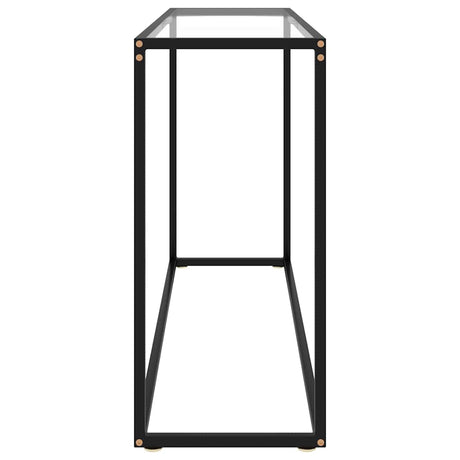 Vidaxl wandtafel 120x35x75 cm gehard glas transparant