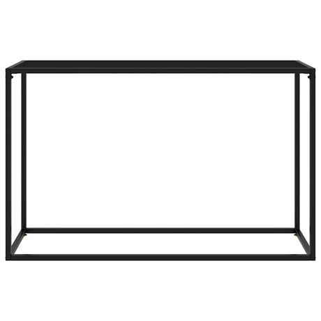 Vidaxl wandtafel 120x35x75 cm gehard glas zwart