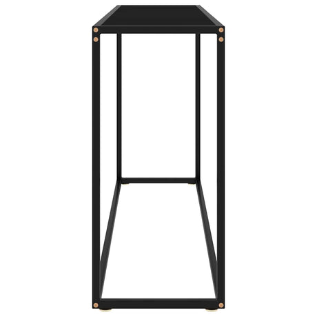 Vidaxl wandtafel 120x35x75 cm gehard glas zwart