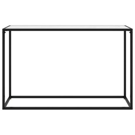 Vidaxl wandtafel 120x35x75 cm gehard glas wit