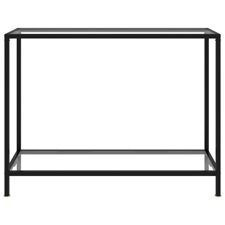 Vidaxl wandtafel 100x35x75 cm gehard glas transparant