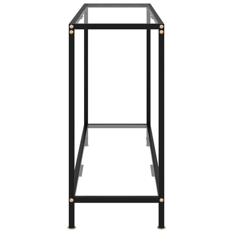 Vidaxl wandtafel 120x35x75 cm gehard glas transparant