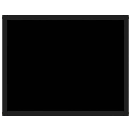 Vidaxl wandtafel 50x40x40 cm gehard glas zwart