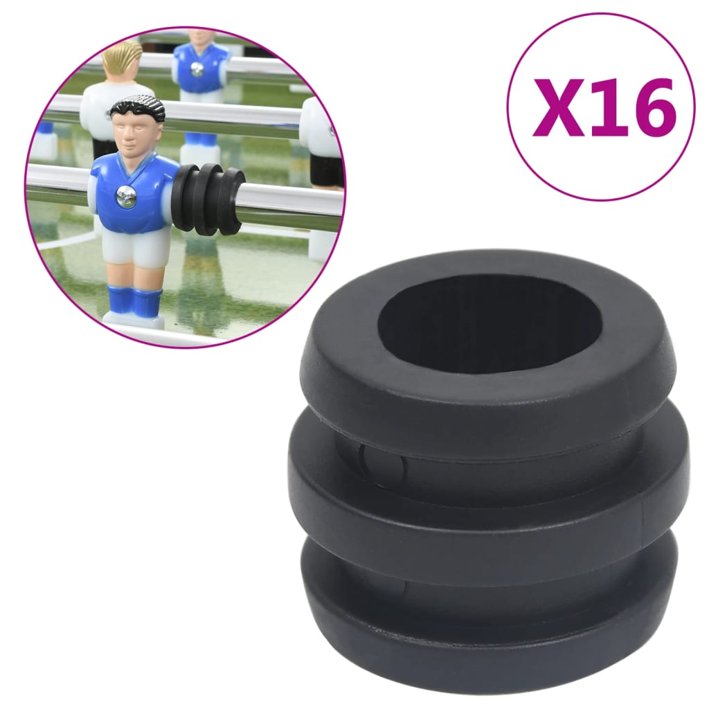 Vidaxl stangstopper tafelvoetbal 16 st 15,9 16 mm