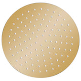 Vidaxl regendouchekop rond 25 cm roestvrij staal goudkleurig