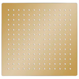 Vidaxl regendouchekop vierkant 30x30 cm roestvrij staal goudkleurig