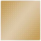 Vidaxl regendouchekop vierkant 50x50 cm roestvrij staal goudkleurig