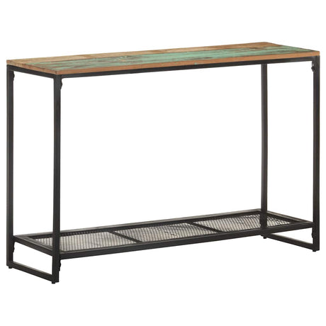 Vidaxl wandtafel 110x35x75 cm massief gerecycled hout