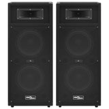 VidaXL Hifi-podiumluidsprekers 2 st passief professioneel 1000 W zwart