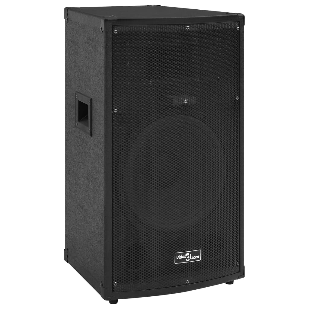 VidaXL Hifi-podiumluidspreker passief 1000 W 37x37x64 cm zwart