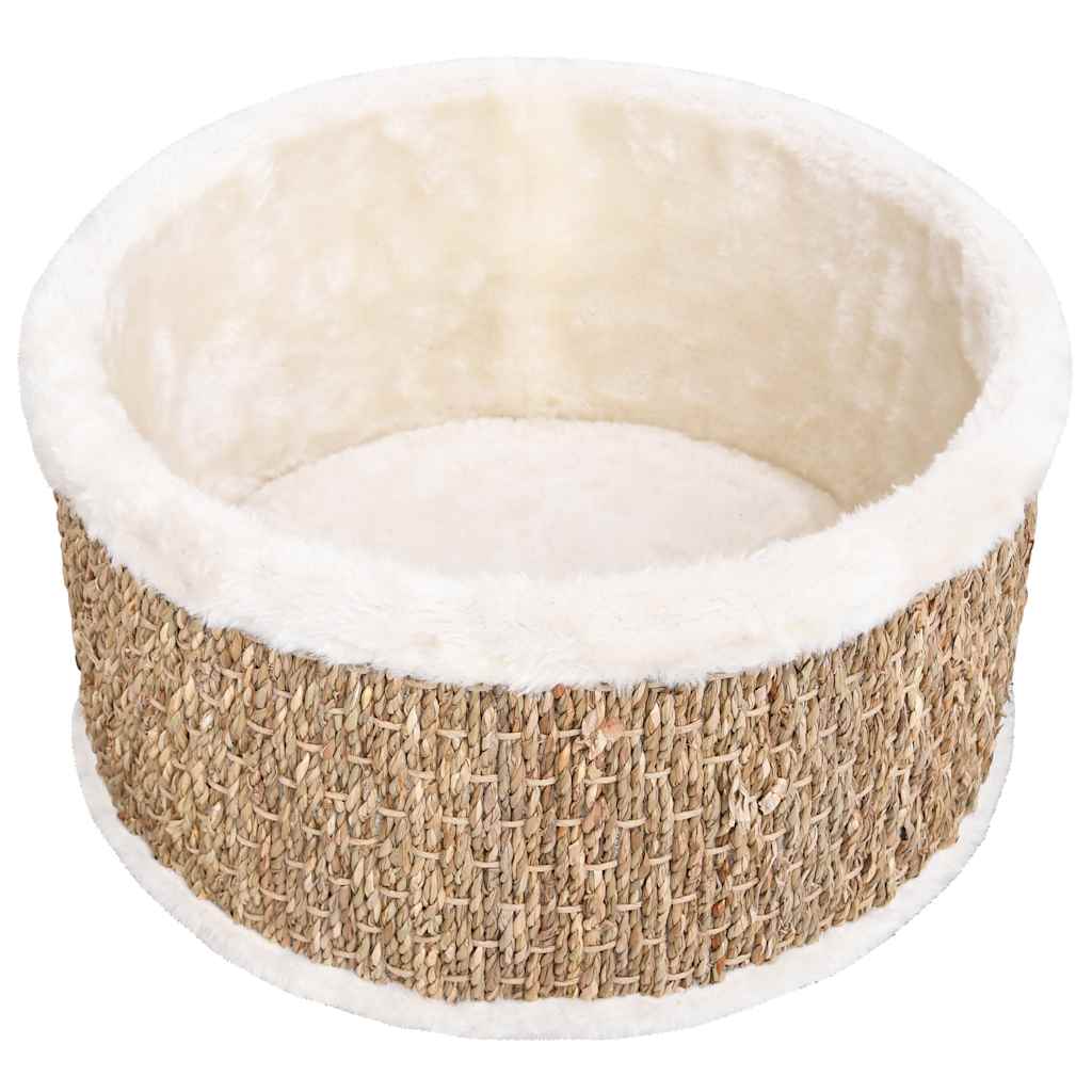 Vidaxl kattenmand rond 36 cm zeegras