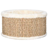 Vidaxl kattenmand rond 36 cm zeegras