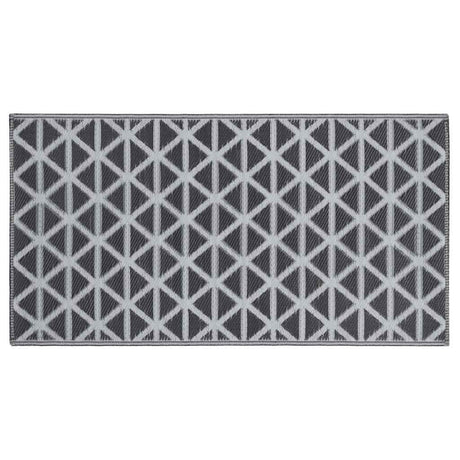 Vidaxl buitenkleed arakil 80x150 cm pp zwart
