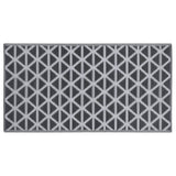Vidaxl buitenkleed arakil 80x150 cm pp zwart