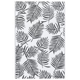 Vidaxl buitenkleed arakil 120x180 cm pp wit en zwart