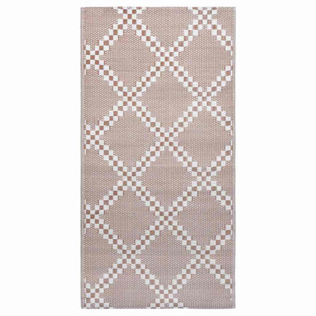 Vidaxl buitenkleed arakil 120x180 cm pp bruin