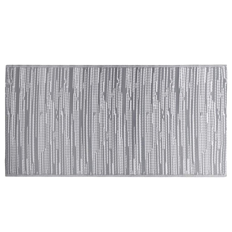 Vidaxl buitenkleed arakil 80x150 cm pp grijs