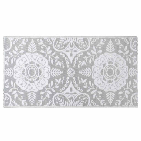 Vidaxl buitenkleed arakil 80x150 cm pp lichtgrijs