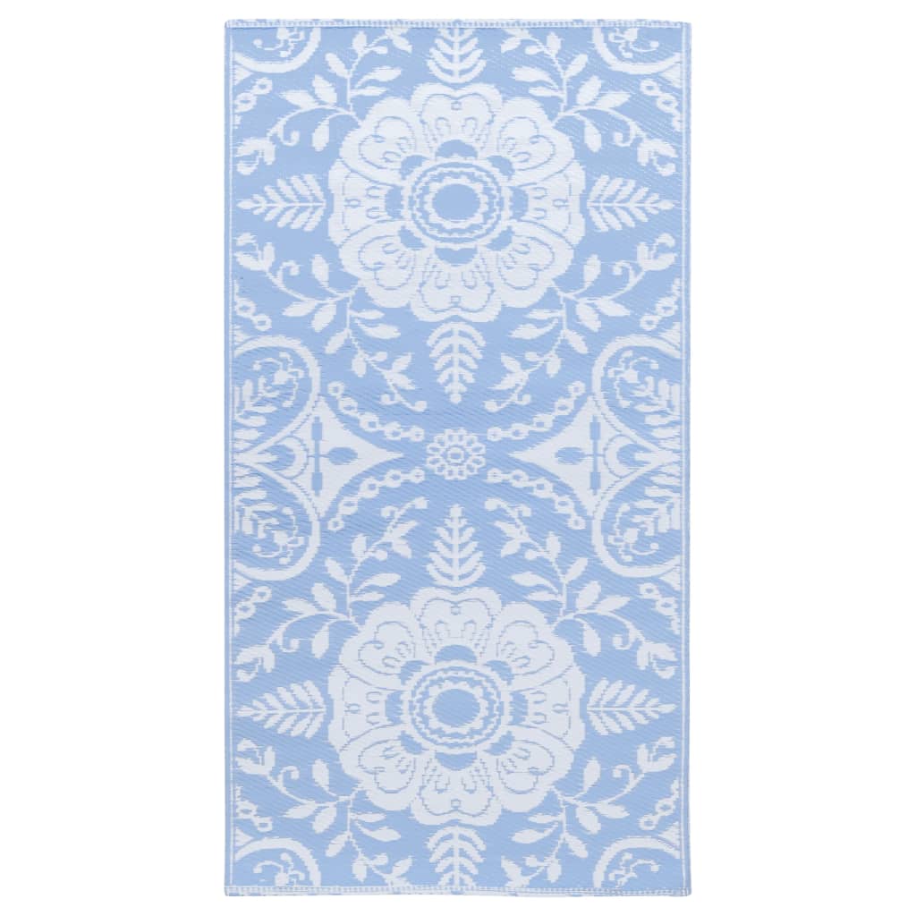 VidaXL Buitenkleed 80x150 cm PP babyblauw