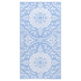 Vidaxl buitenkleed 80x150 cm pp babyblauw