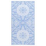 Vidaxl buitenkleed arakil 80x150 cm pp babyblauw