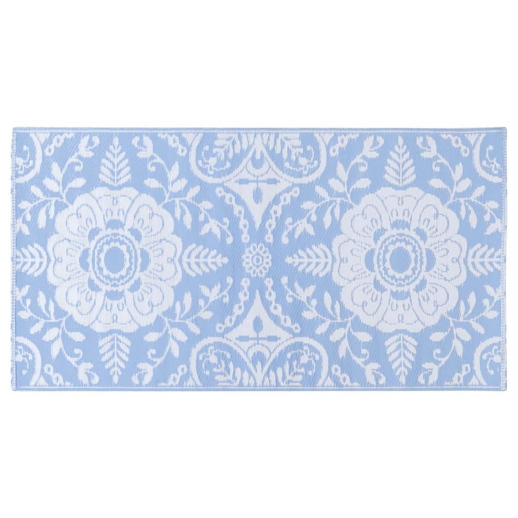 VidaXL Buitenkleed 80x150 cm PP babyblauw