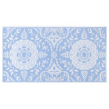 Vidaxl buitenkleed 80x150 cm pp babyblauw