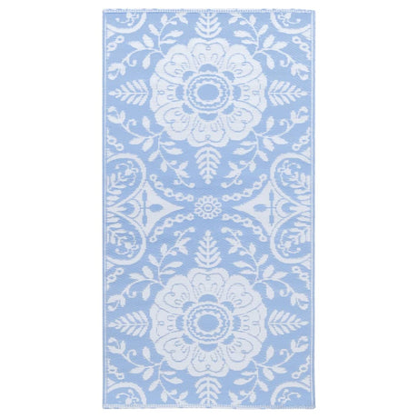 VidaXL Buitenkleed 120x180 cm PP babyblauw