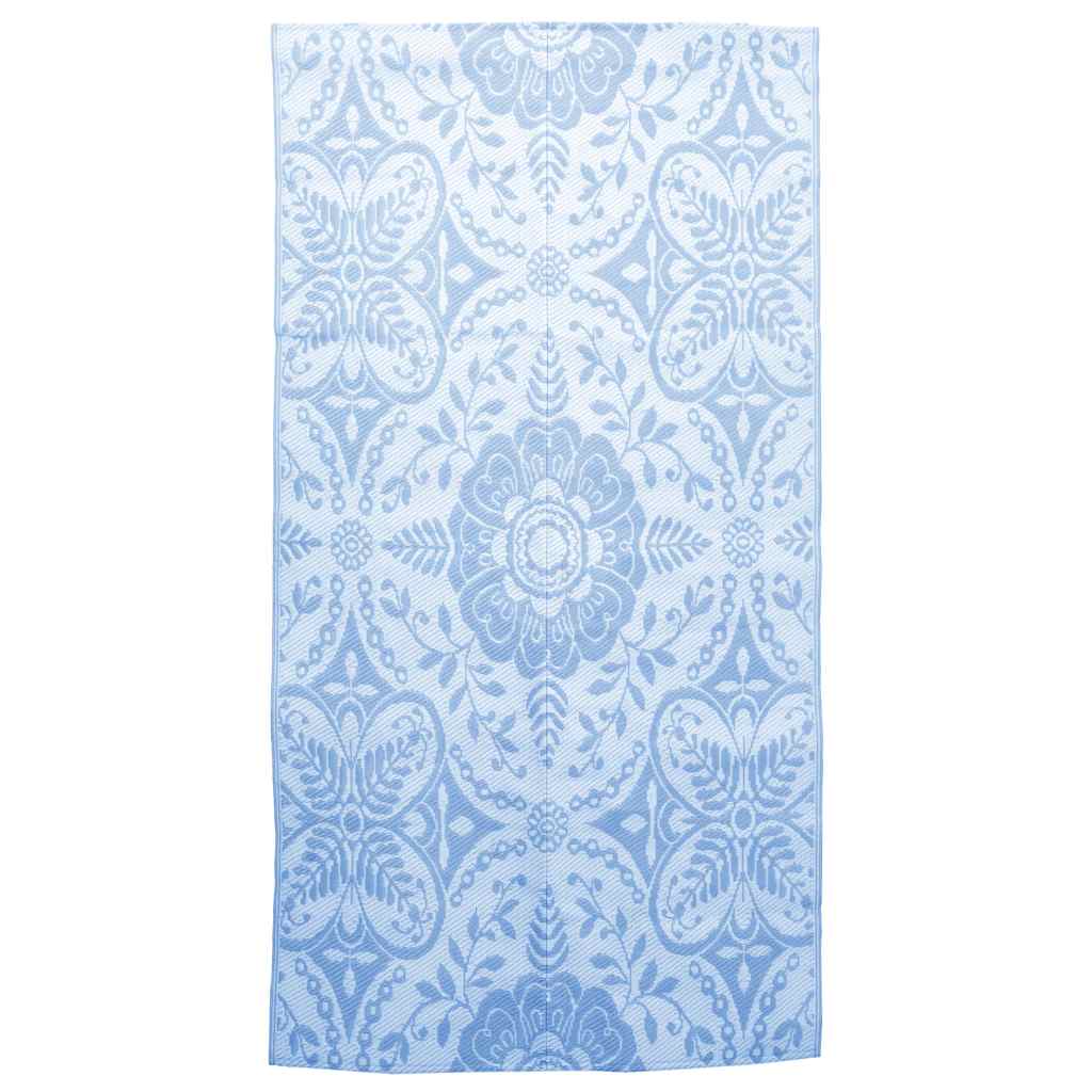 Vidaxl buitenkleed 120x180 cm pp babyblauw