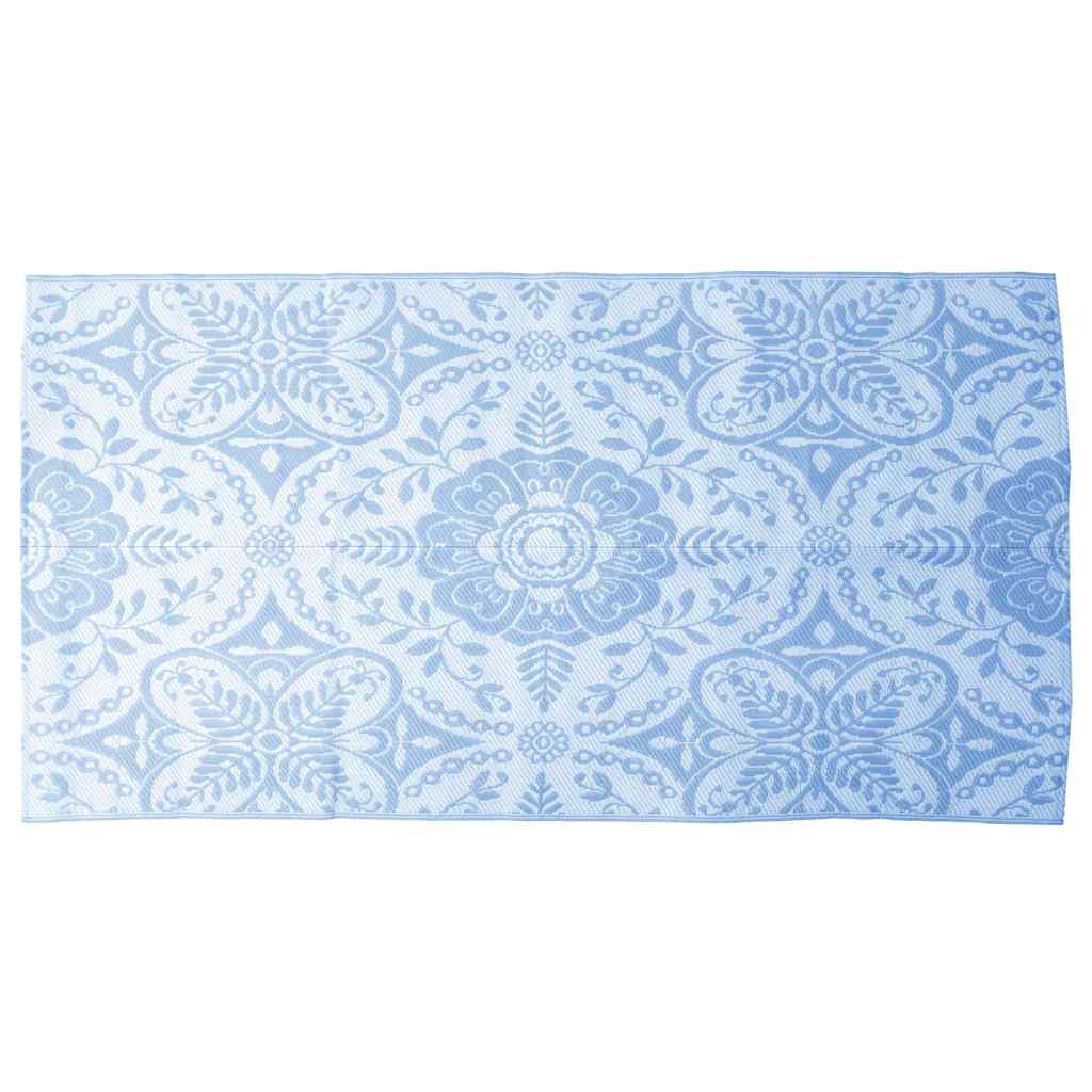 Vidaxl buitenkleed 120x180 cm pp babyblauw