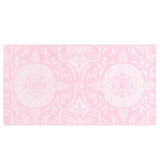 Vidaxl buitenkleed arakil 80x150 cm pp roze
