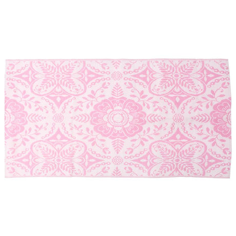 Vidaxl buitenkleed arakil 120x180 cm pp roze