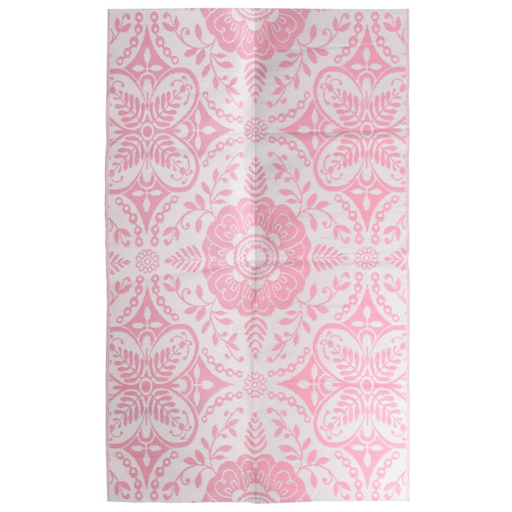 Vidaxl buitenkleed 160x230 cm pp roze