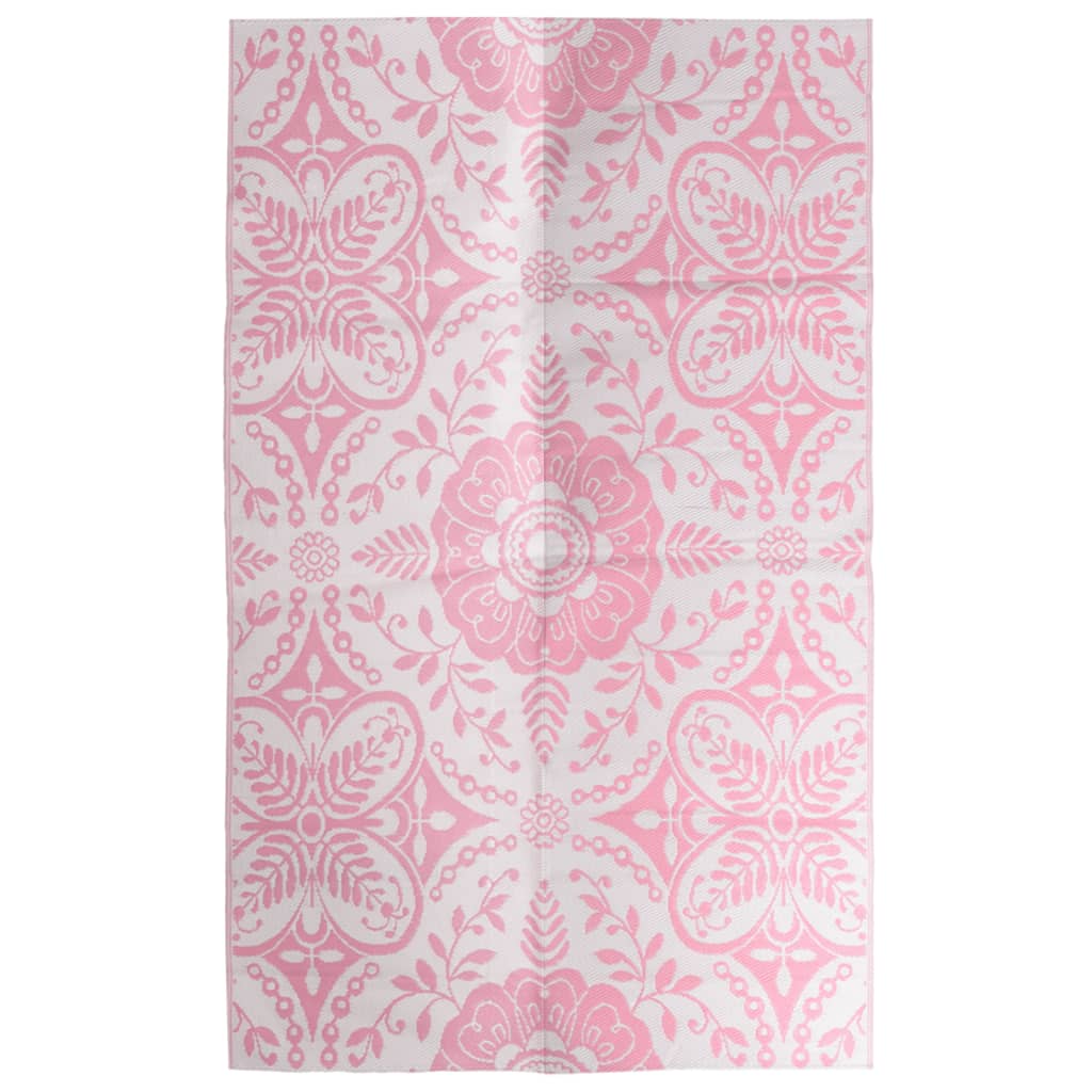 VidaXL Buitenkleed 190x290 cm PP roze