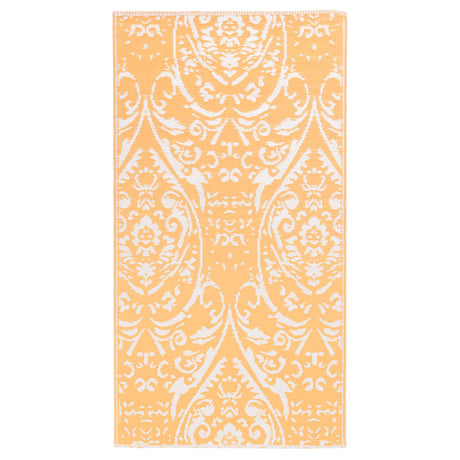 Vidaxl buitenkleed arakil 160x230 cm pp oranje en wit