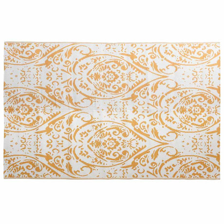 Vidaxl buitenkleed arakil 190x290 cm pp oranje en wit