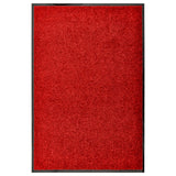 Vidaxl deurmat wasbaar 60x90 cm rood