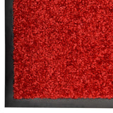 VidaXL Deurmat wasbaar 60x180 cm rood