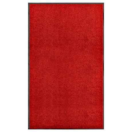 Vidaxl deurmat wasbaar 90x150 cm rood
