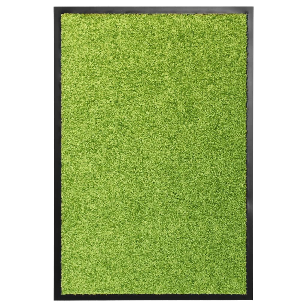 VidaXL Deurmat wasbaar 40x60 cm groen