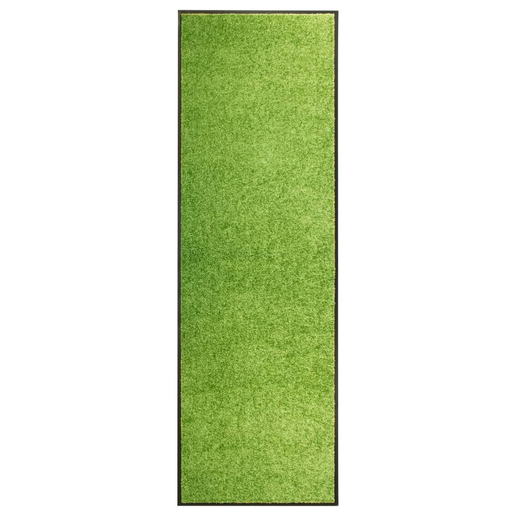 VidaXL Deurmat wasbaar 60x180 cm groen