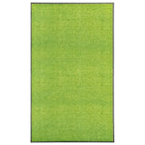 VidaXL Deurmat wasbaar 90x150 cm groen