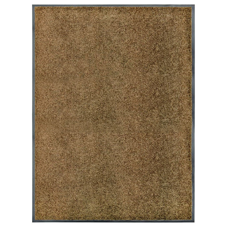 Vidaxl deurmat wasbaar 90x120 cm bruin