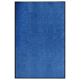 VidaXL Deurmat wasbaar 120x180 cm blauw